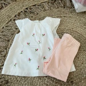 Little Me top and bottom set